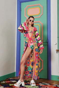 Celia B Arabia Dress Multi New