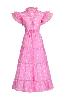 Celia B Aruna Dress Pink Clearance