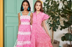 Celia B Aruna Dress Pink Clearance