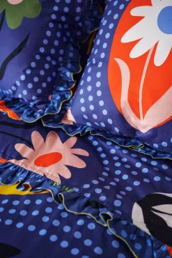 Celia B Blue Iris Bedding Set Discount