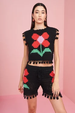 Celia B Gypsy Top Black Outlet