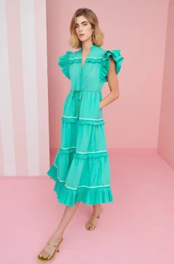 Celia B Moonlit Dress Blue Outlet