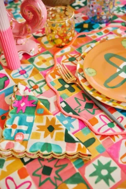 Celia B Mosaic Napkins Set Of Two Outlet