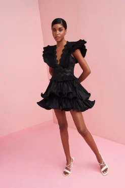 Celia B Prisma Dress Black Outlet