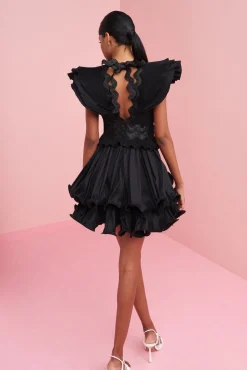 Celia B Prisma Dress Black Outlet