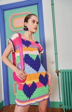Celia B Sargasso Dress Multi Hot