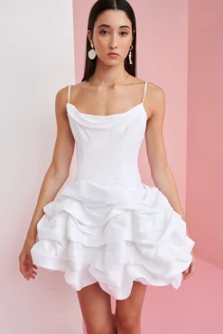 Celia B Serenity Dress Neon White Outlet